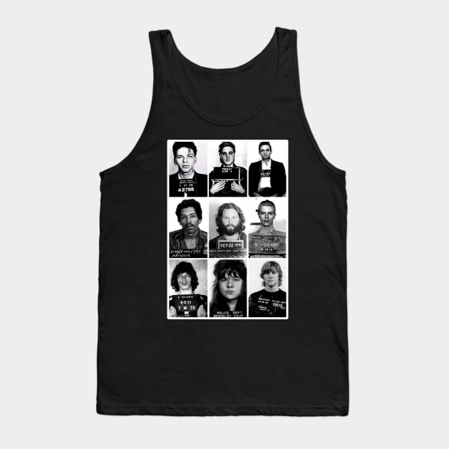 Mugshots Tank Top by NineBlack